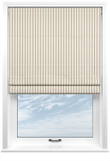 The British Stripe Co. Mary, Dover No.1 - Twist&Fit Roman Blind